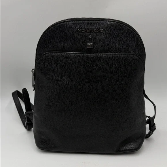 Michael Kors Adele Large
Leather Backpack in
Midnight - Picture 1 of 11